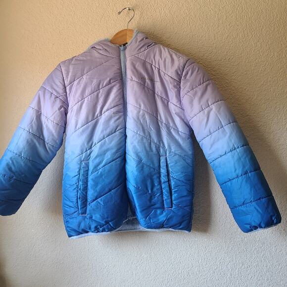 Eddie Bauer Kids Gradient Blue and Purple Jacket Size S 7/8 - Picture 1 of 10